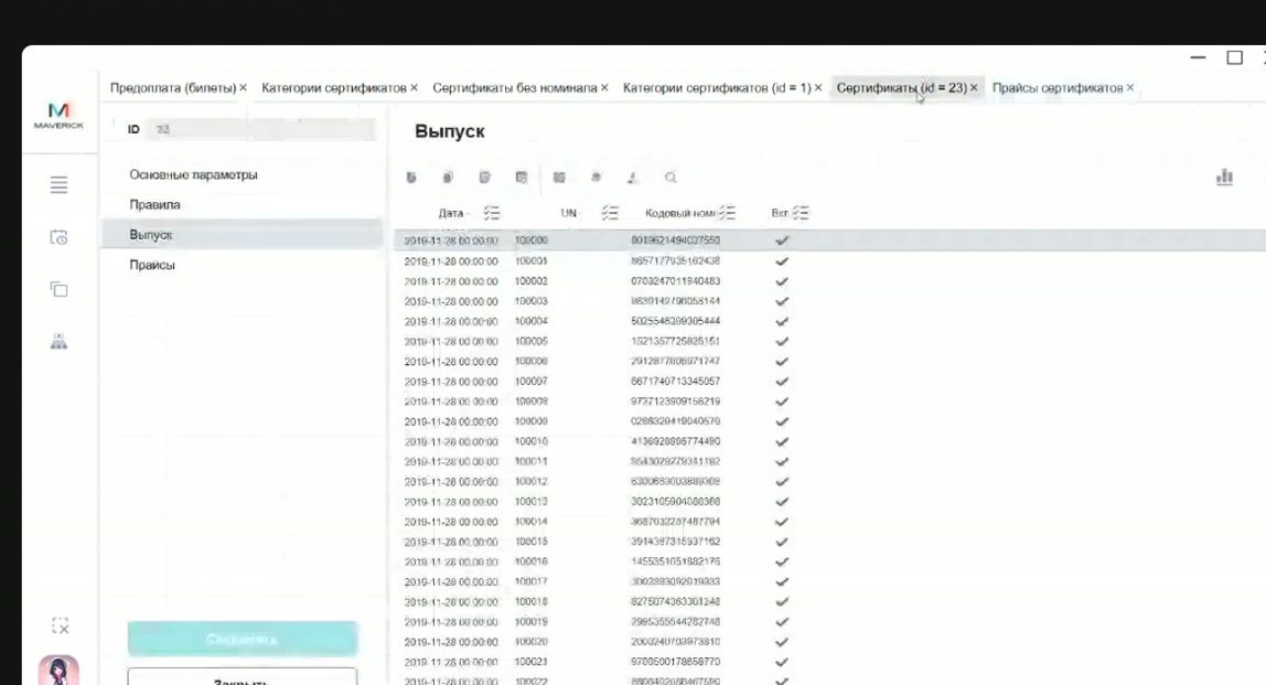 manager certificate price or rule